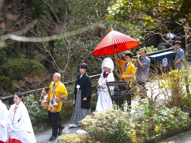【嬉しい特典つき！】うかい鳥山名物 花嫁行列の演出が無料