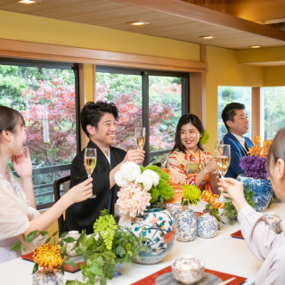 【少人数婚・家族婚を検討の方へ】名物含む豪華コース試食×婚礼衣裳試着