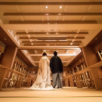 館内には出雲神殿をはじめ、列席者専用美容室やお着替え室の他、スタジオ写真館まで完備。