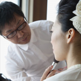 お支度はハツコエンドウのヘアメイクアーティストがリハーサルから当日まで整えてくださるので安心