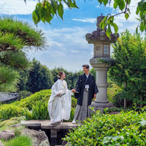 1000坪を超える広大な日本庭園。挙式や演出で一日を最高のものに|TERAKOYA（テラコヤ）の写真(10374982)