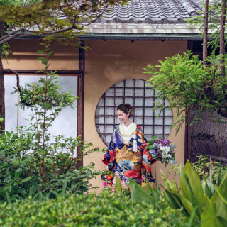<本格フレンチで和婚が叶う！>四季を感じる美食会×庭園散策