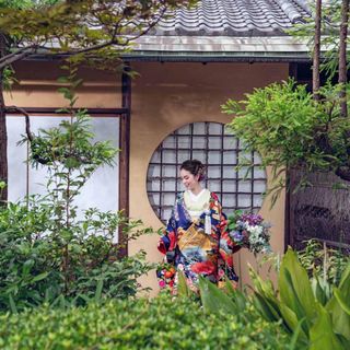 <本格フレンチで和婚が叶う!>四季を感じる美食会×庭園散策