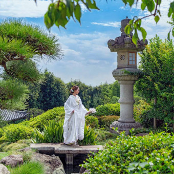 武蔵野の景色を望む庭園にて四季を感じながらのウエディングが叶う
