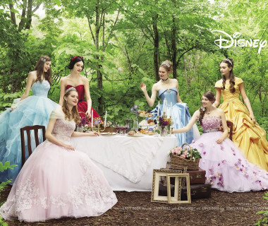 ディズニー好きの心をくすぐるウエディングドレスが遂に登場♪ (C)Disney