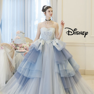 ドレス・Disney（シンデレラ）／シンデレラを象徴するブルーのドレス|ベルヴィ リリアルの写真(17427316)