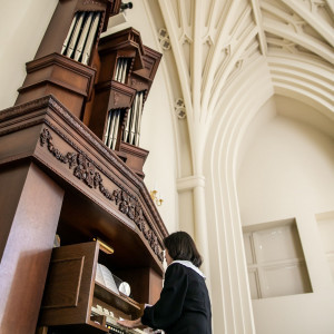 パイプオルガンで挙式に色を添えて|THE ABBEY CHURCH（アビー・チャーチ）の写真(51767200)
