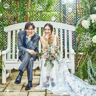 【フォトW・挙式のみ】本格大聖堂×緑のガーデンで叶える憧れのフォトW