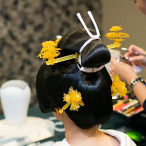 花嫁の象徴、日本髪も結えます。|金沢東急ホテルの写真(1372085)
