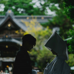 挙式前に境内を使ったお写真も撮影致します。|金沢東急ホテルの写真(40653140)