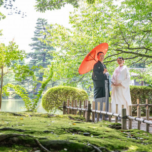 白無垢で兼六園のフォトツアー|金沢東急ホテルの写真(43168370)