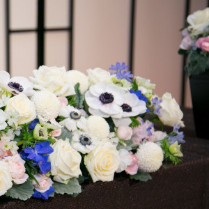 衣裳とテーブル、そして花…全体的なコーディネートを素敵にまとめていきましょう☆|金沢東急ホテルの写真(2776634)