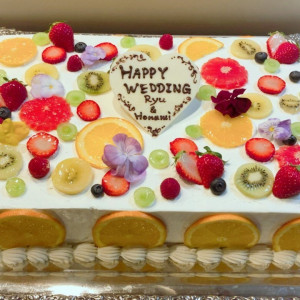 ウエディングケーキは、二人の個性を表現するのにも、大切なアイテムです☆|金沢東急ホテルの写真(2776857)