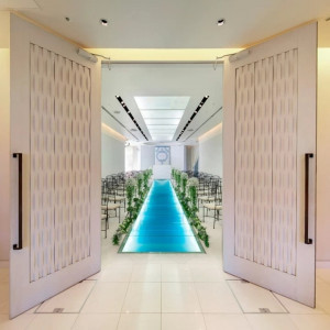 下見した会場の写真