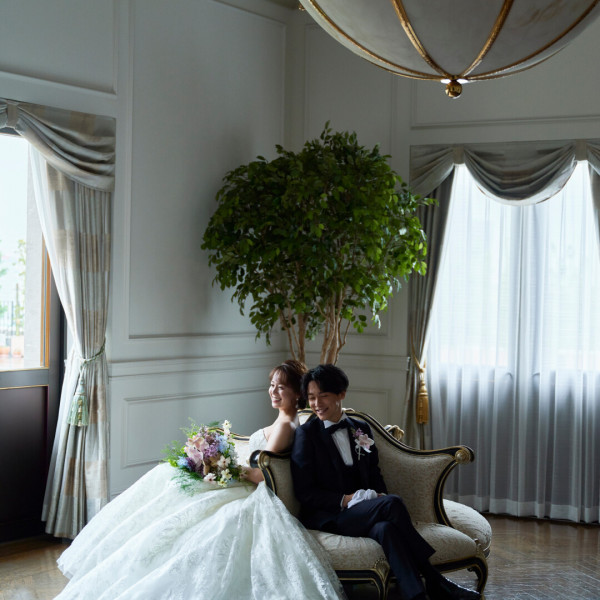 人気のフォトスポットでふたりらしいお写真を