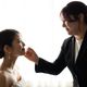 新婦 洋装色直し支度
