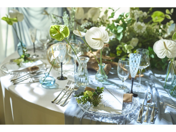 〈船出をイメージした会場 SPLASH〉大人スタイリッシュな披露宴会場