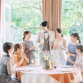 ＼少人数婚がお得♪／ガーデン付き貸切邸宅が魅力×贅沢試食付き