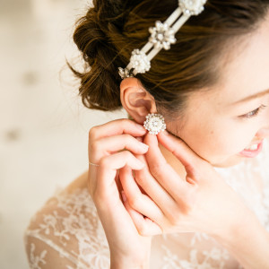 人生で1度の1度の教だからこそ最高の自分を演出！|ENSOLEILLE（アンソレイエ）～VILLAGE WEDDING～の写真(6470574)