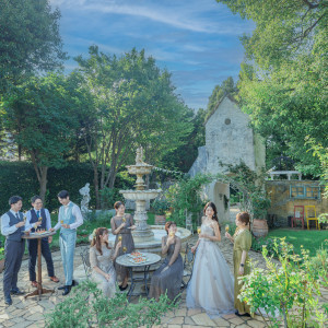 「アンソレイエ村」というコンセプトの非日常ガーデンリゾート空間|ENSOLEILLE（アンソレイエ）～VILLAGE WEDDING～の写真(54259884)