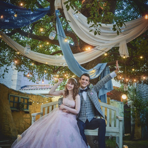 ロマンティックに照らされたガーデン|ENSOLEILLE（アンソレイエ）～VILLAGE WEDDING～の写真(18617038)