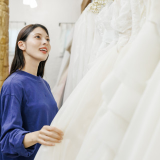 ドレスショップのご予約も、安心の各回1組ずつとなっています