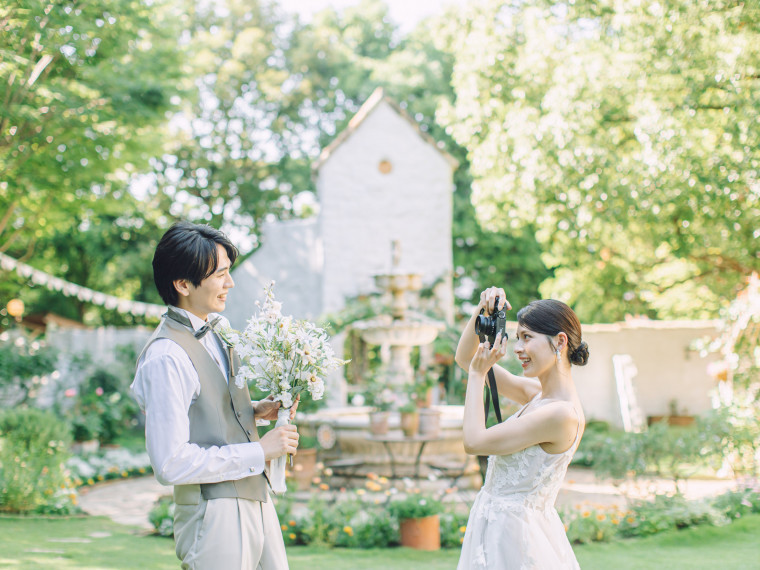 ＼＼風薫るフレンチガーデン／／季節の花が咲き誇る庭園も貸切