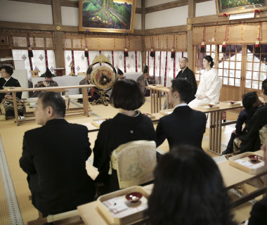 枚岡神社 挙式風景