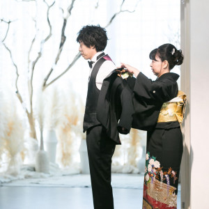 お母さまからのジャケットセレモニー|ルリアン大阪(ベルクラシック空港)の写真(55785726)