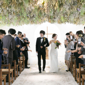 大切なゲストに見守られるあたたかい式|ルリアン大阪(ベルクラシック空港)の写真(56177166)