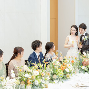 10名～OK★美食を囲んでアットホームな結婚式！