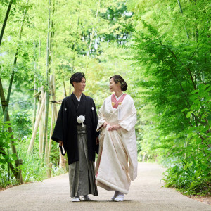 趣ある竹林は、洋装にも和装にもおすすめの人気スポット|The Okura Tokyo（オークラ東京）の写真(51719088)