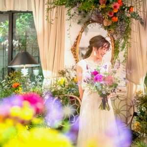 お花に囲まれた特別な1日|Angepatio（アンジェパティオ）の写真(50379199)
