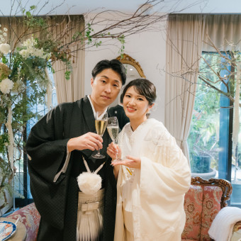 和装も映えるお写真スポットも多数。白無垢・色打掛・紋服・着付け&ヘアメイク等々も充実。