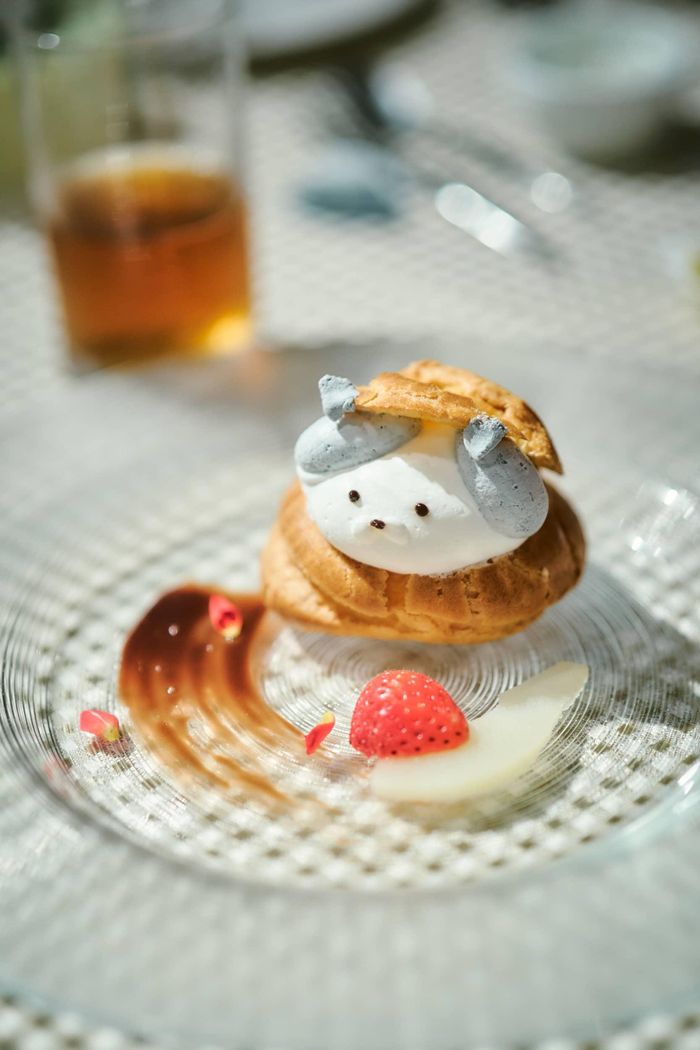 愛猫モチーフのシュークリーム♡