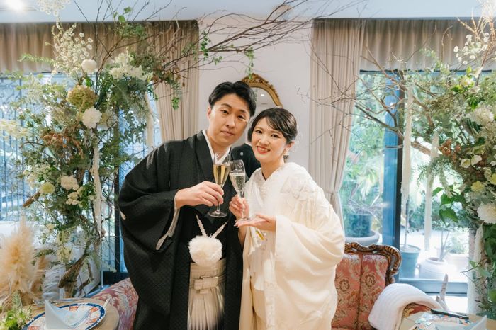 和装も映えるお写真スポットも多数。白無垢・色打掛・紋服・着付け&ヘアメイク等々も充実。