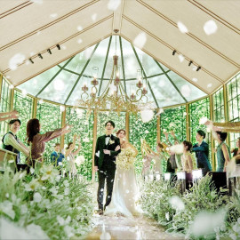 【当館人気No.1★BIG特典】森のチャペル×貸切邸宅×絶品試食