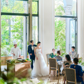 【新チャペル完成】選べる貸切邸宅&プール演出体験×婚礼試食