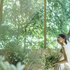 貸切り会場でのフォトウエディングを楽しんで