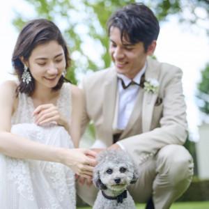 大切な家族の一員、ペットと一緒の結婚式も|アーセンティア迎賓館(浜松)の写真(26803282)