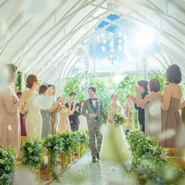 緑・木・光の森のチャペル