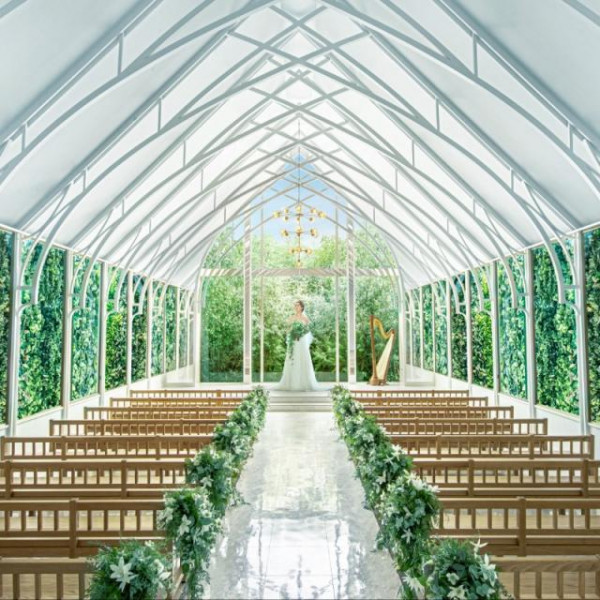 緑・木・光の森のチャペル