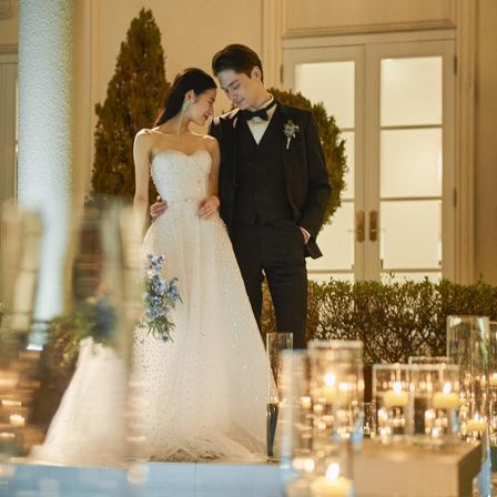 キャンドルやランタンでナイトならではのロマンチックな演出も|ニーズ浜松 by T&G WEDDING(旧 アーセンティア迎賓館 浜松)の写真(61053087)