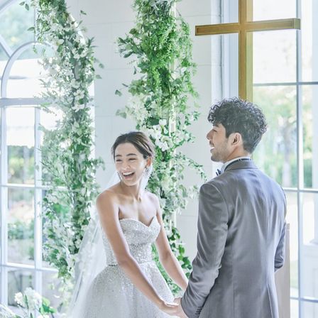 窓から差し込む自然光が特別な1日を迎えるお二人を祝福します|ニーズ柏 by T&G WEDDING(旧 アーセンティア迎賓館 柏)の写真(28371605)