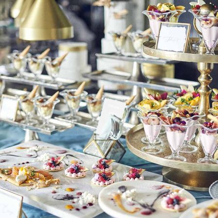 人気のデザートビュッフェの演出|ニーズ柏 by T&G WEDDING(旧 アーセンティア迎賓館 柏)の写真(15146560)