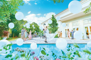 バルーンリリースで素敵な演出|アーセンティア迎賓館(高崎)/テイクアンドギヴ・ニーズウェディングの写真(55279110)