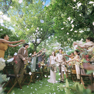 緑豊かなガーデンで挙式|アーセンティア迎賓館(高崎)の写真(24288360)