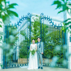 ランドマークの凱旋門はフォトスポットに|アーセンティア迎賓館（高崎）/テイクアンドギヴ・ニーズウェディングの写真(55881122)