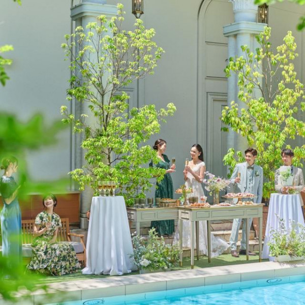 ガーデンでゆっくりとゲストと過ごせるのも貸切邸宅の魅力♪