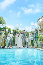 ゲストと一緒にバルーンリリース|山手迎賓館(神戸)/テイクアンドギヴ・ニーズウェディングの写真(56253652)